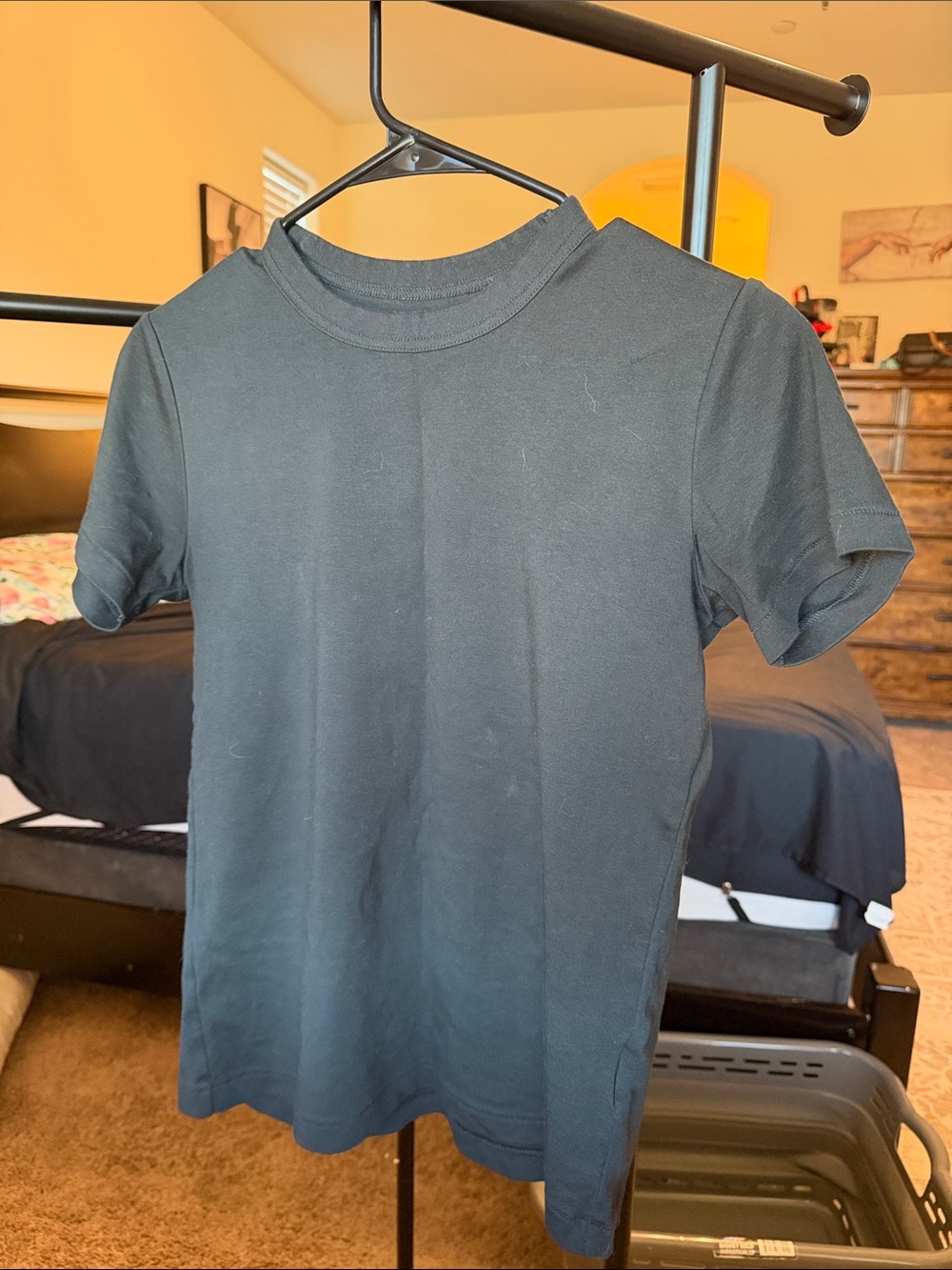 Uniqlo Men's Black Short Sleeve Crewneck Tee